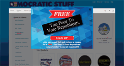Desktop Screenshot of democraticstuff.com